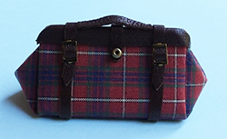 tartan holdall bag